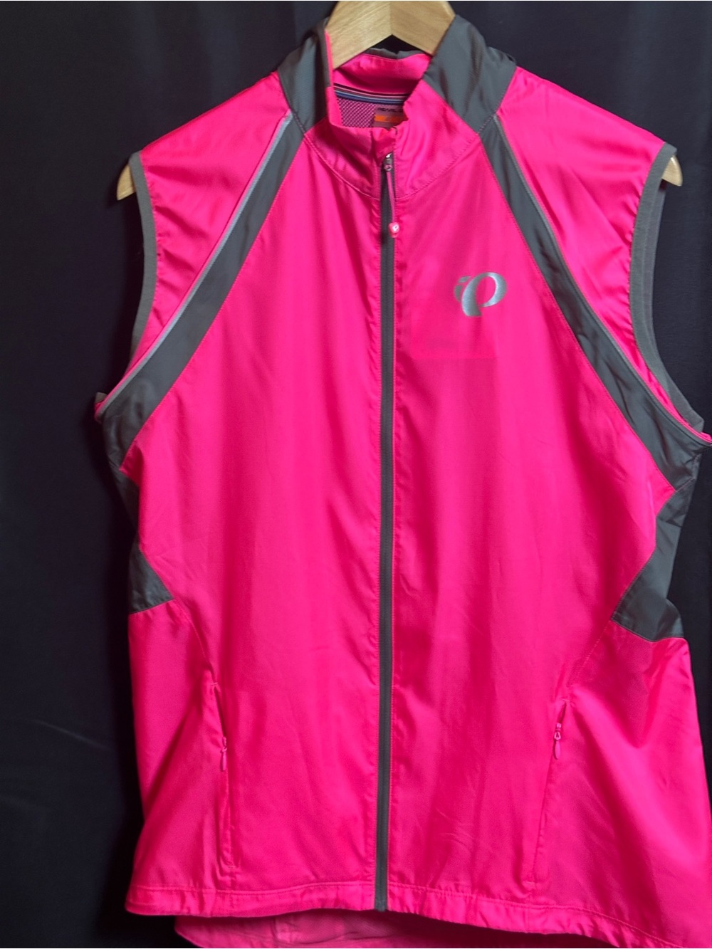 Pearl Izumi Elite Convertible Cycling Jacket Vest woman’s XL Neon Pink Wind - Picture 9 of 11